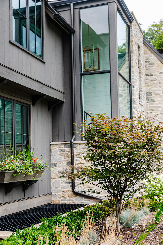 Natural stone exterior This home features a timeless combination of natural stone and Cedar siding, which is also very European Natural stone exterior Natural stone exterior Natural stone exterior Natural stone exterior #Naturalstone #exterior #stoneexterior