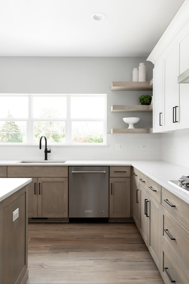 Stained gray kitchen cabinet with white upper cabinets Kitchen Trends Stained gray kitchen cabinet with white upper cabinets Kitchen Trends Stained gray kitchen cabinet with white upper cabinets Kitchen Trends #Stainedgraykitchencabinet #whiteuppercabinet #KitchenTrends