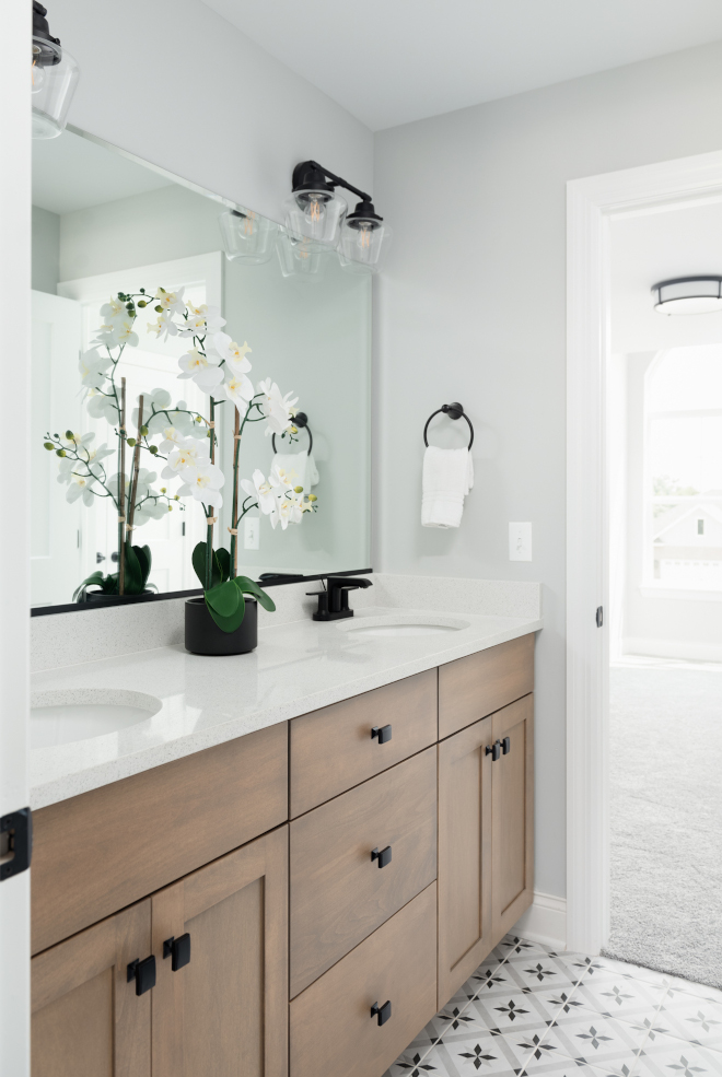 Two of the three remaining bedrooms are connected by a Jack and Jill bathroom perfect for a growing family #jackandjill