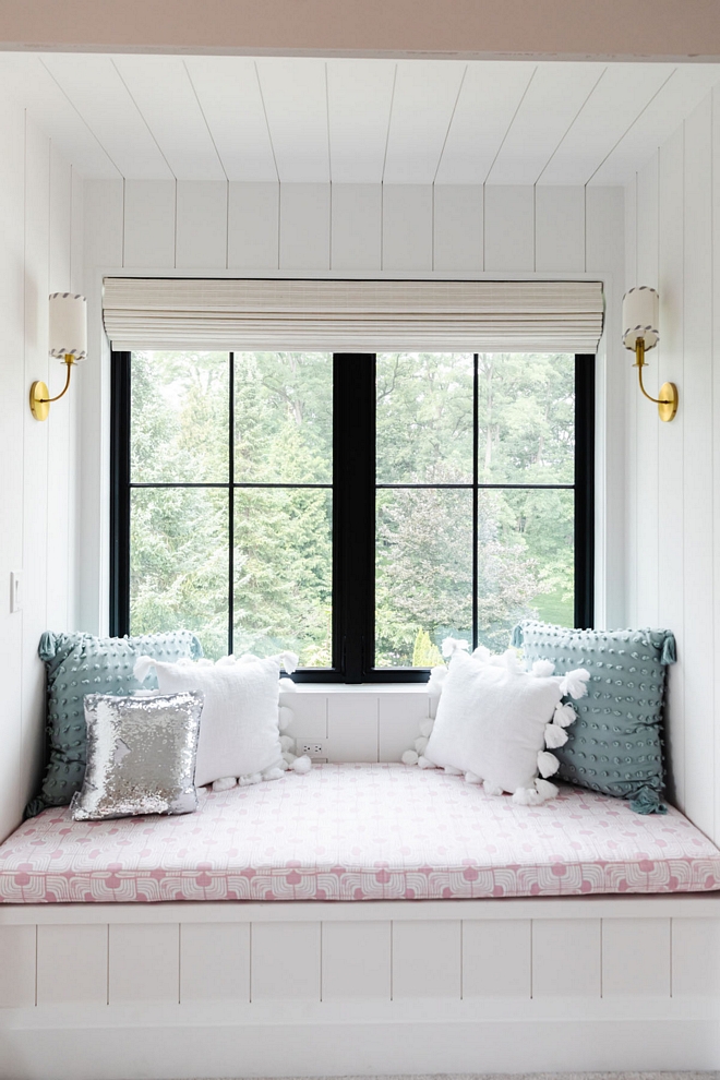 Sherwin Williams Snowbound reading nook shiplap paint color Sherwin Williams Snowbound Sherwin Williams Snowbound Sherwin Williams Snowbound Sherwin Williams Snowbound Sherwin Williams Snowbound #SherwinWilliamsSnowbound