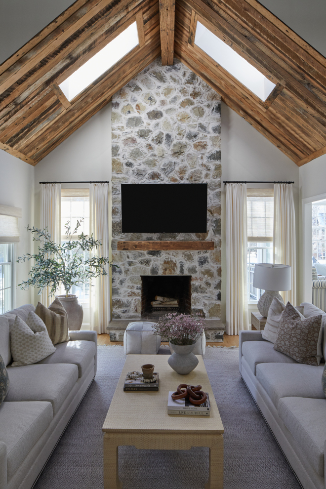 Living Room with overgrouted stone fireplace and rustic wood paneled ceiling Living Room with overgrouted stone fireplace and rustic wood paneled ceiling Living Room with overgrouted stone fireplace and rustic wood paneled ceiling Living Room with overgrouted stone fireplace and rustic wood paneled ceiling #LivingRoom #overgroutedstone #stonefireplace #fireplace #rusticwood #paneledceiling