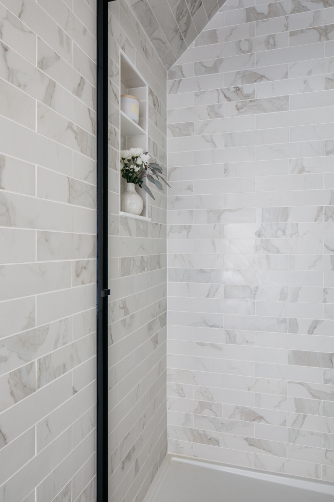 Shower Wall Tile Calacatta Rectified Tile