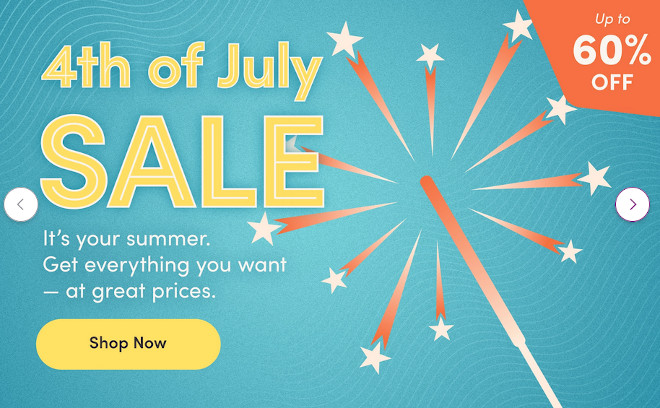 4th of July Home Sale