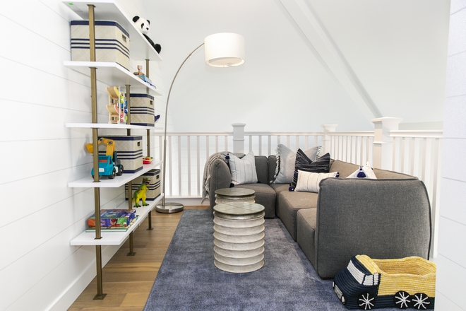 The Playroom is the perfect spot to read to the kids and to let them be creative as they want with their toys #playroom
