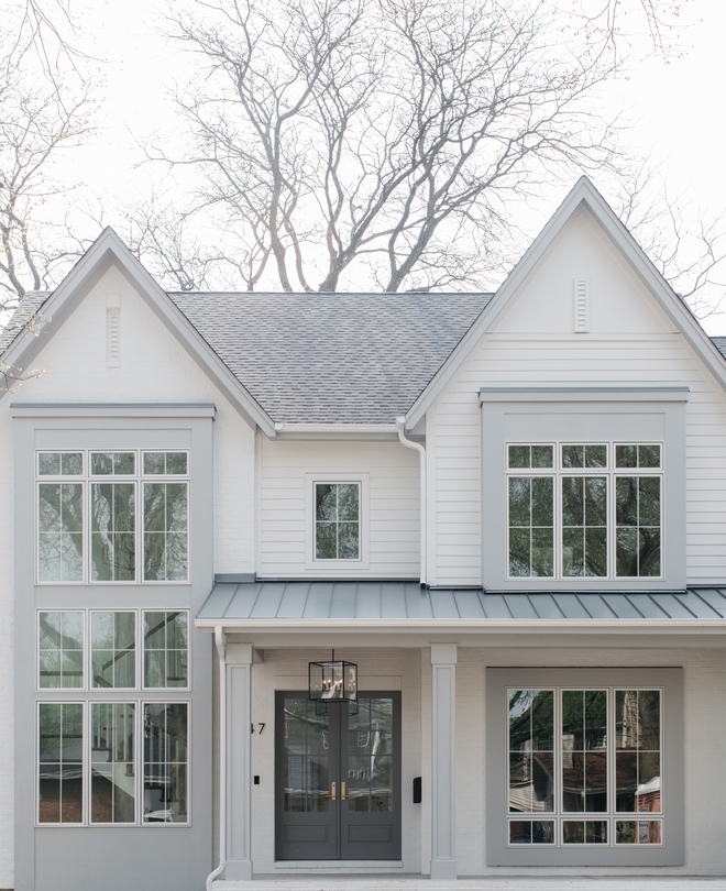 This newly-built Modern Farmhouse features plenty of inspiring architectural details and an exterior color scheme that isn't boring nor tiring This newly-built Modern Farmhouse features plenty of inspiring architectural details and an exterior color scheme that isn't boring nor tiring #newlybuilt #ModernFarmhouse #inspiring #architecturaldetails #exterior #colorscheme