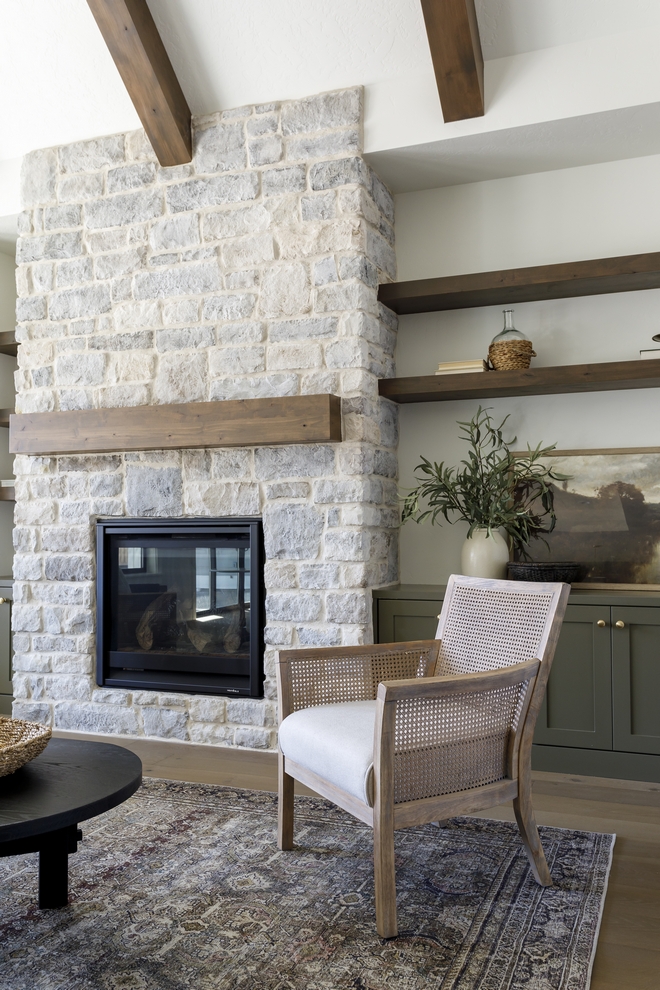 Stone Fireplace The stone on the fireplace is one of my favorites I love that it has an overgrouted look without the extra effort Stone Fireplace Stone Fireplace Stone Fireplace Stone Fireplace Stone Fireplace Stone Fireplace #StoneFireplace #Stone #Fireplace