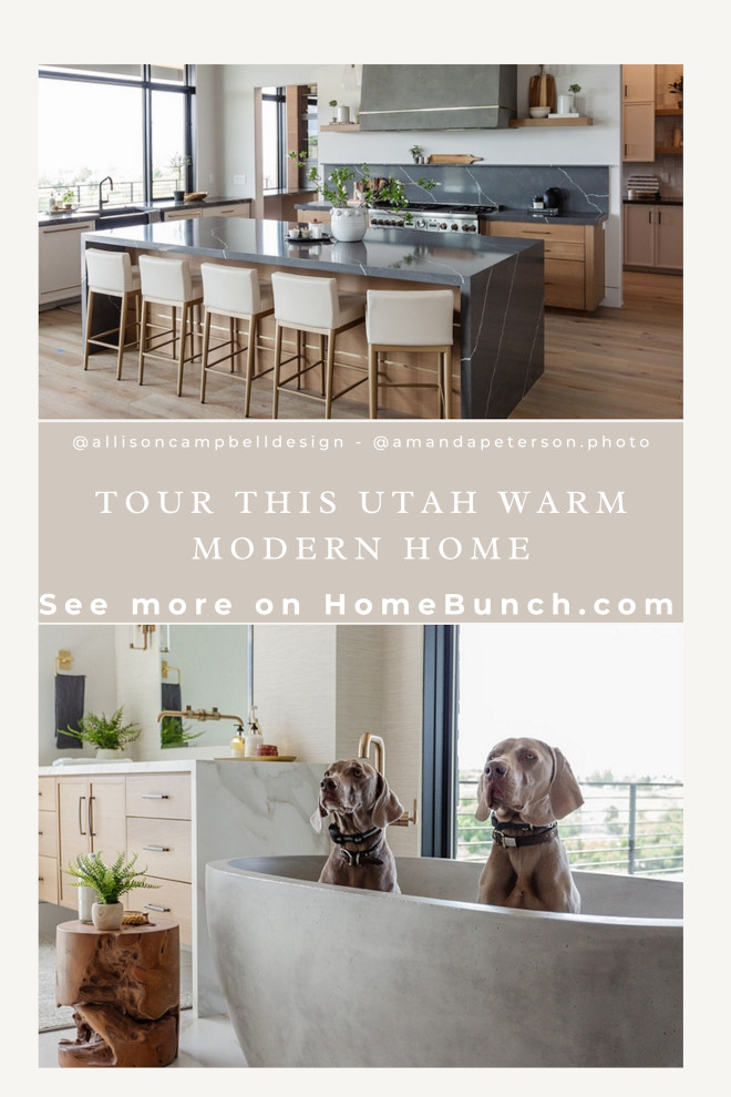 Home tour with warm and modern interiors