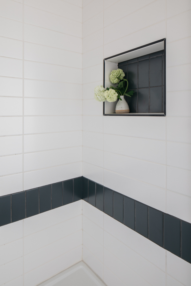 Black and White Shower Tile Ideas