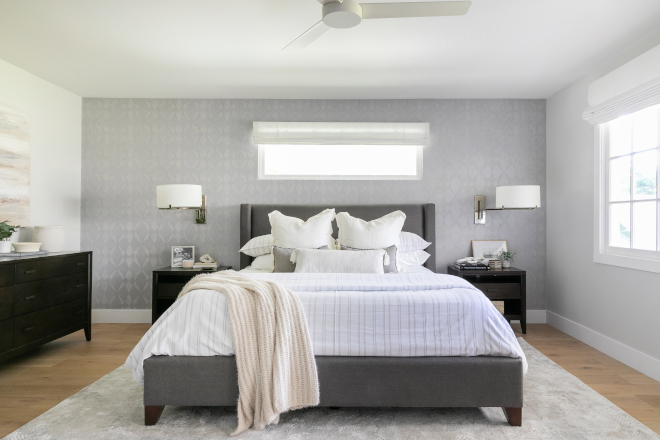 Featuring a gray color scheme the Primary Bedroom feels quiet and soothing