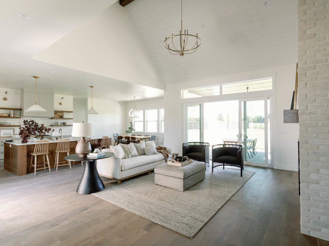 This home feels open and connected to the outdoors from the front and back On one side you will find sliding patio doors leading to the backyard and to the other they lead you to the front yard with an outdoor fireplace