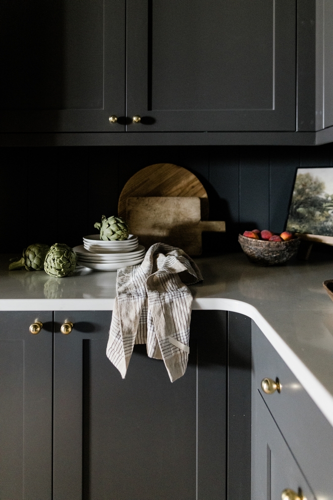 Sherwin Williams Tricorn Black Cabinet