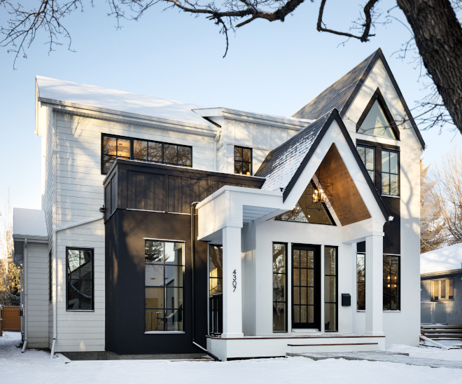 Black And White Home Exterior