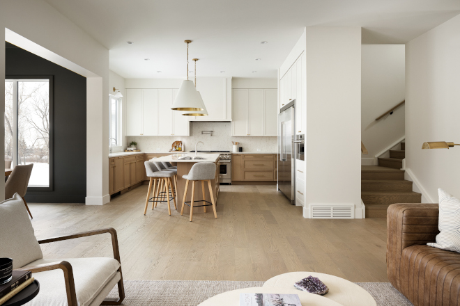 In your opinion what makes a kitchen be a dream kitchen That is a very relative topic isn't it For me this is the type of kitchen that would make me happy It has lots of natural light plenty of workspace and a neutral design that I would never get tired of #dreamkitchen #neutralkitchen #kitchendesign