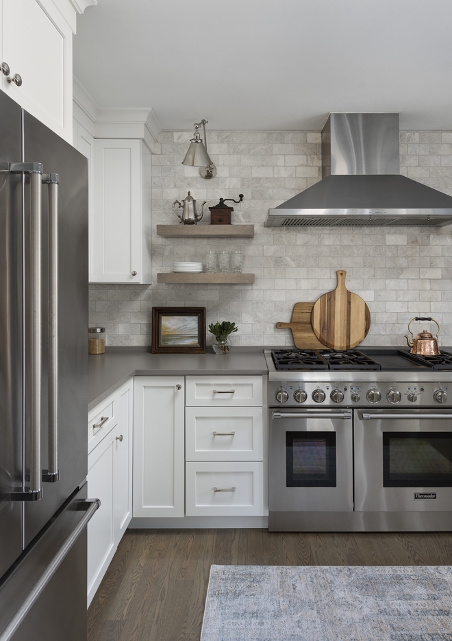 Tumbled Marble Backsplash Tile