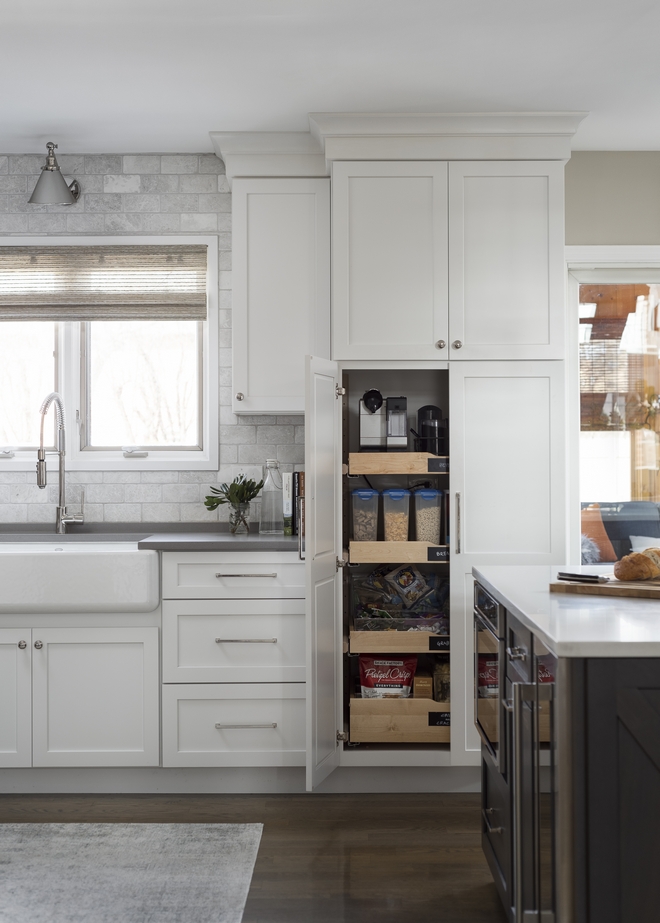 Kitchen Pull-out Pantry Cabinet Ideas
