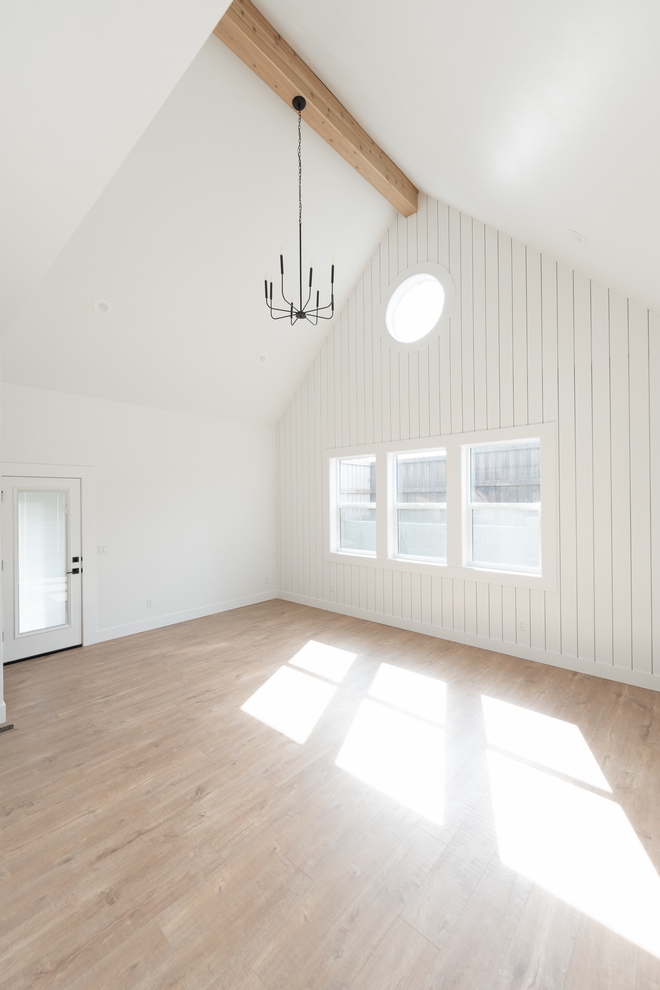 Bedroom Accent Wall Vertical Shiplap