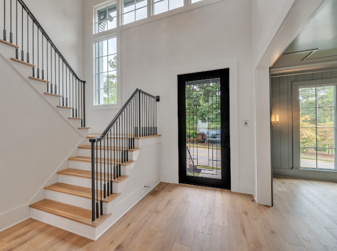 Foyer Ideas Stepping inside we wanted to create a house that when you walk in you immediately feel at home #Foyer #foyerideas