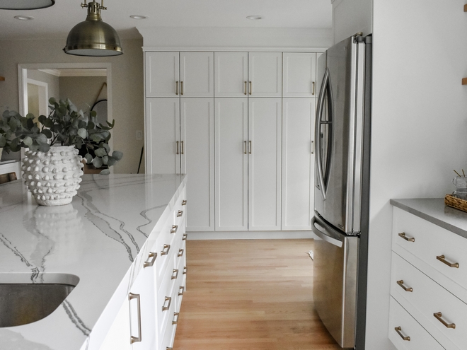 Ikea Kitchen We created a custom look to our IKEA kitchen by extending the cabinets to the ceiling with extra trim base cap moulding screen moulding and crown moulding IKEA kitchen Custom Look to a IKEA kitchen #IKEAkitchen