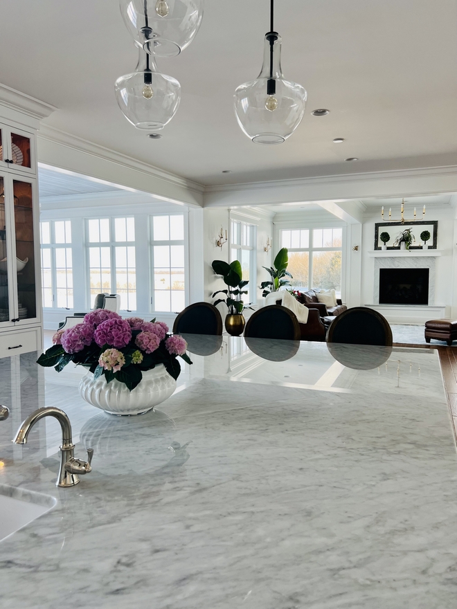 Carrara White Marble We switched to marble at the last minute and I am so thankful we did #carraramarble