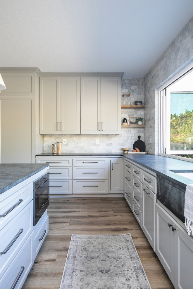 Light Grey Kitchen Kitchen Cabinet Style Shaker RTA from Builder Surplus Light Grey Kitchen Cabinet Paint Color Rentown Limestone