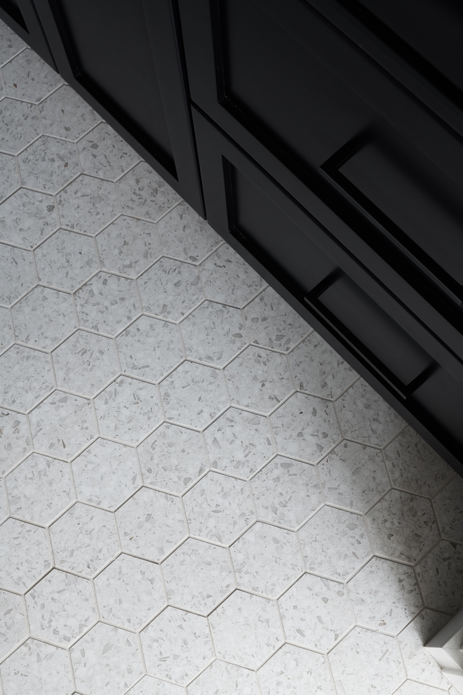 Bathroom Floor Tile Terrazzo 4x4 Hex