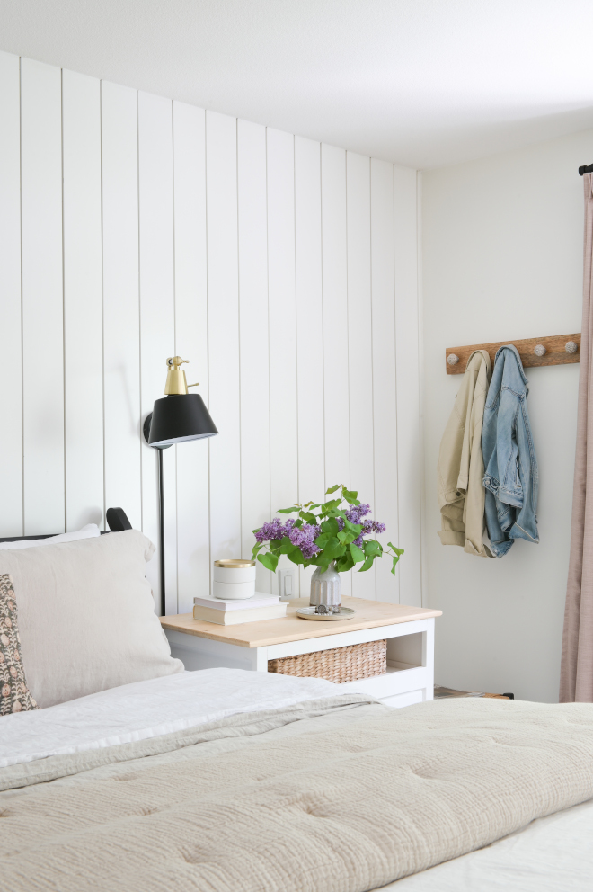 Bedroom Vertical Shiplap Accent Wall Bedroom Vertical Shiplap Accent Wall #Bedroom #VerticalShiplap #AccentWall