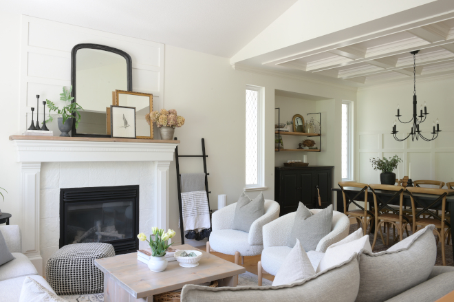 Benjamin Moore OC-130 Cloud White is my go-to soft warm white paint color #BenjaminMooreOC130CloudWhite #gotowhitepaintcolor #softwhite #warmwhite #paintcolor