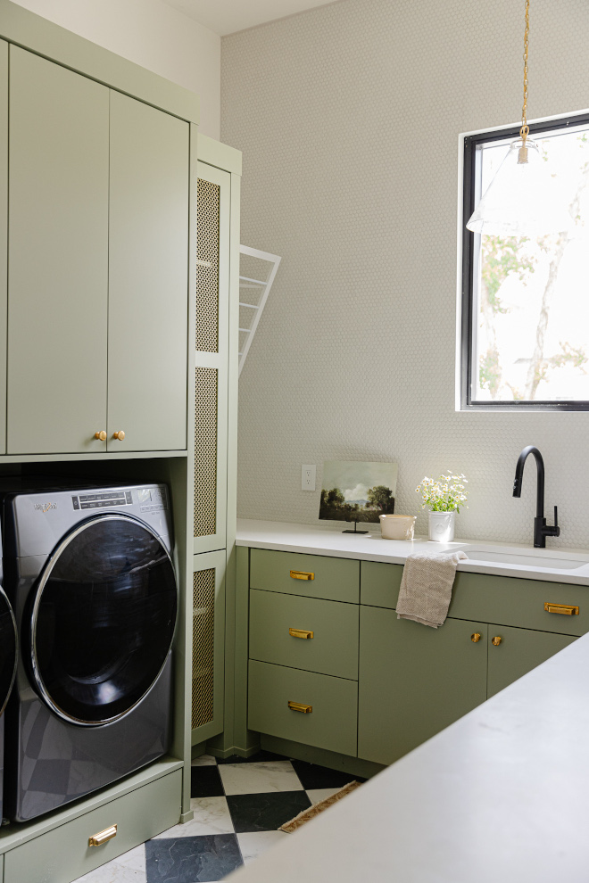 Beautiful Laundry Rooms The laundry was a fun space to design because we wanted it to be playful and pretty Beautiful Laundry Room Beautiful Laundry Room #LaundryRoom
