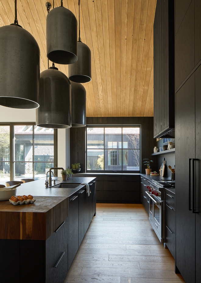 Black Kitchen The black Oak cabinets along with the hood and wall paneling, feature a multi step process of wire brushing and a custom color Black Kitchen Black Oak cabinet Black Kitchen Black Oak cabinet Black Kitchen Black Oak cabinet Black Kitchen Black Oak cabinet Black Kitchen Black Oak cabinet #BlackKitchen #BlackOak #BlackOakkitchen #Blackcabinet