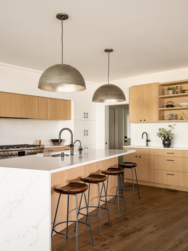 Slab White Oak Kitchen Rift White Oak Flat faced cabinet in Rift White Oak Flat faced cabinet in Rift White Oak Flat faced cabinet in Rift White Oak #Flatfacedcabinet #RiftWhiteOak