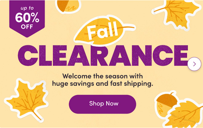 Fall decor sale