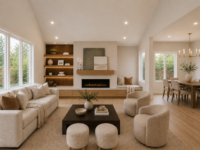Organic Modern Living Room Dining Room Curated Shopping List