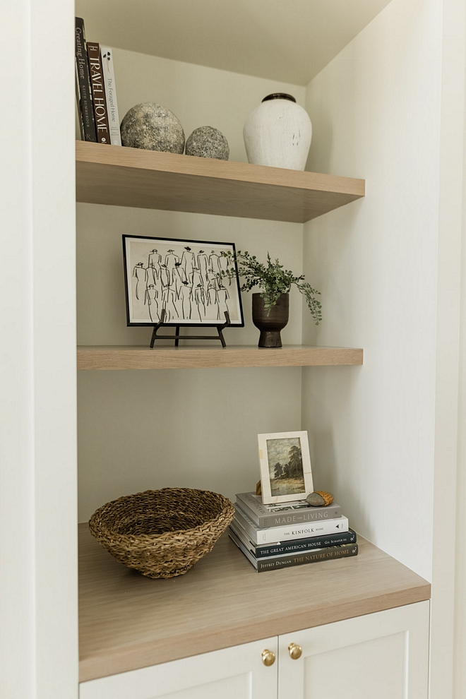 White Oak countertop White Oak countertop and floating shelving White Oak countertop White Oak countertop and floating shelving #WhiteOakcountertop #WhiteOak #countertop #floatingshelving