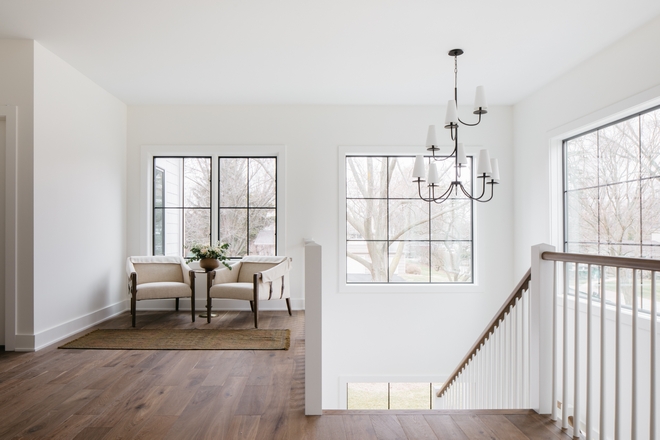 Second Floor Paint Color Benjamin Moore OC-117 Simply White