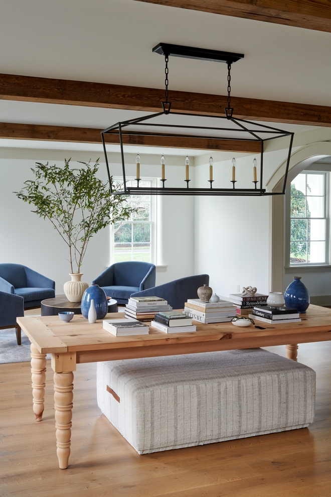 Console table Book table Library table I designed this console table to separate a large living area into zones creating two cozy light filled areas with stunning views to the outdoors Console table Book table Library table #Consoletable #Booktable #Librarytable #table