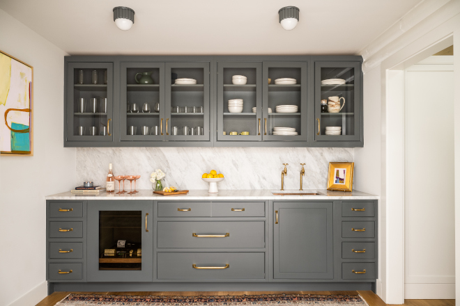 Farrow and Ball Downpipe cabinet Butlers Pantry features painted custom cabinetry in Farrow and Ball Downpipe Farrow and Ball Downpipe cabinet Butlers Pantry features painted custom cabinetry in Farrow and Ball Downpipe #FarrowandBallDownpipe #cabinet #butlerspantry