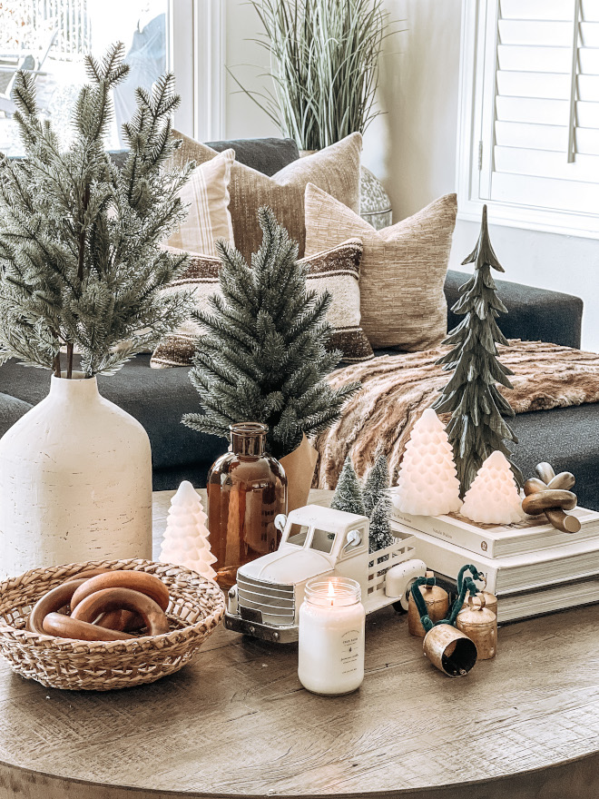 Christmas Coffee Table Christmas-themed knick knacks create an inspiring vignette at the family rooms coffee table Christmas Coffee Table Christmas-themed knick knacks create an inspiring vignette at the family rooms coffee table #ChristmasCoffeeTable #Christmasthemed #ChristmasCoffeeTabledecor