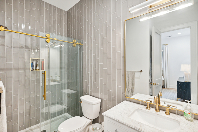 Taupe shower tile ideas