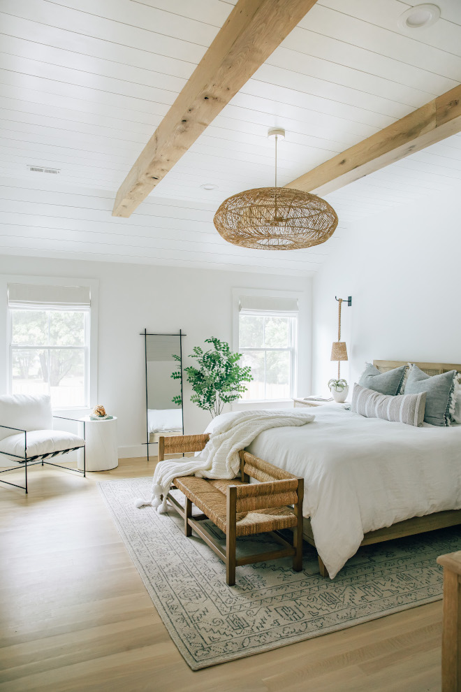 Bedroom White Oak Beams and Shiplap Ceiling Bedroom White Oak Beams and Shiplap Ceiling Bedroom White Oak Beams and Shiplap Ceiling Bedroom White Oak Beams and Shiplap Ceiling #Bedroom #WhiteOakBeams #ShiplapCeiling