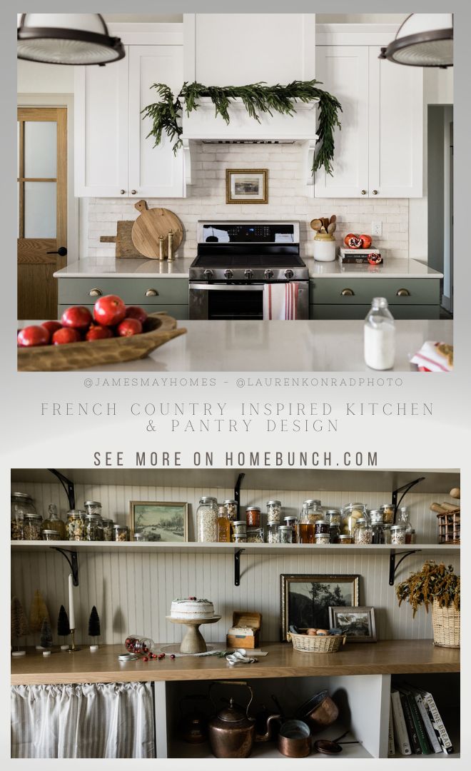 French Country Inspired Kitchen and pantry Design