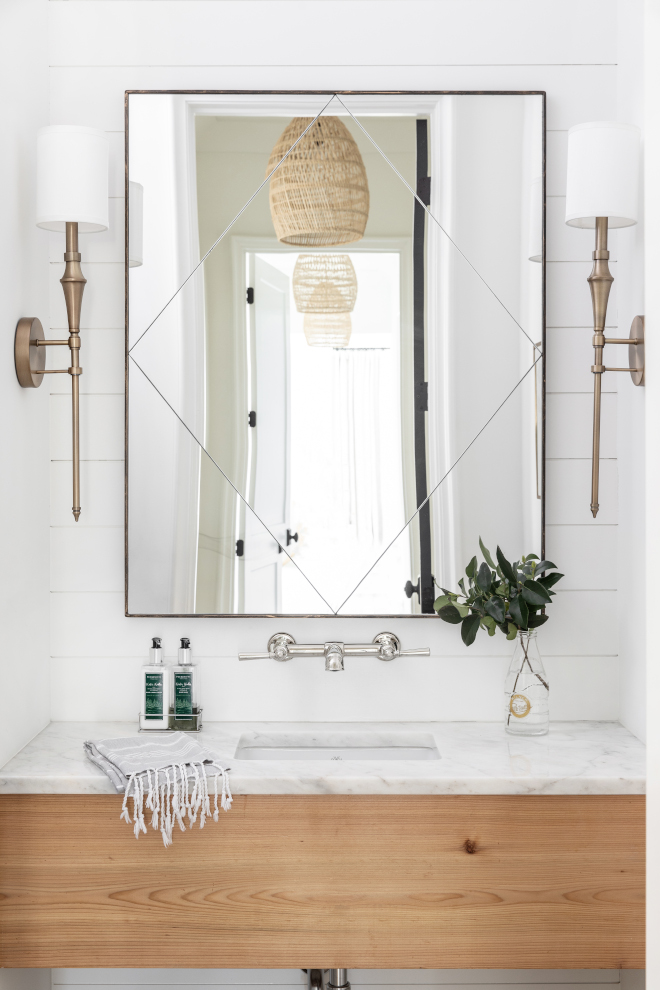 Shiplap and White Oak Bathroom Shiplap and White Oak Bathroom Shiplap and White Oak Bathroom #Shiplap #WhiteOak #Bathroom