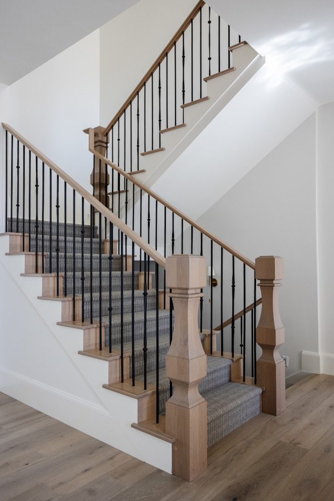 Staircase choosing components of your staircase newel Posts Railing Balusters Treads Risers Stringer #Staircase #Staircasecomponents #staircasedesign #newelPosts #Railing #Balusters #Treads #Risers #Stringer
