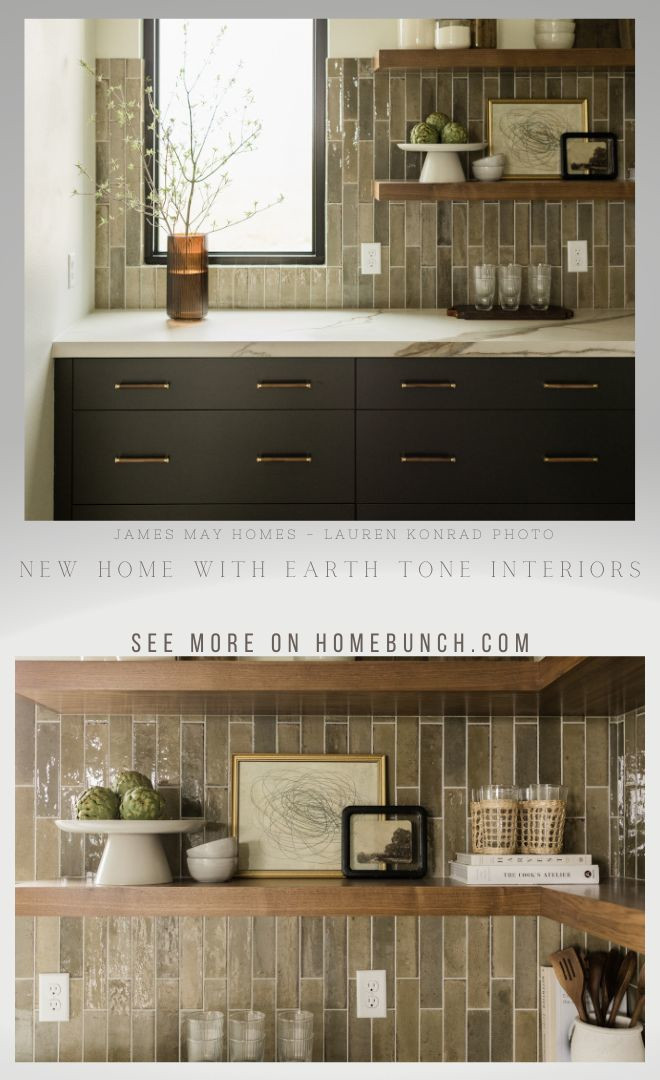 New Home with Earth Tone Interiors