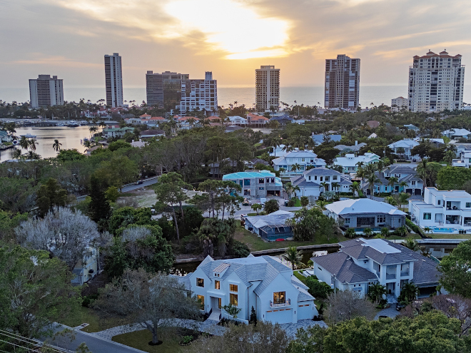 Waterfront home Tucked in between Pelican Bay and Park Shore Florida