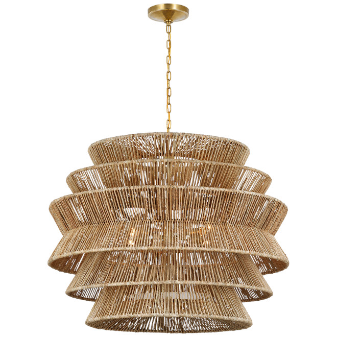 Abaca Drum Chandelier