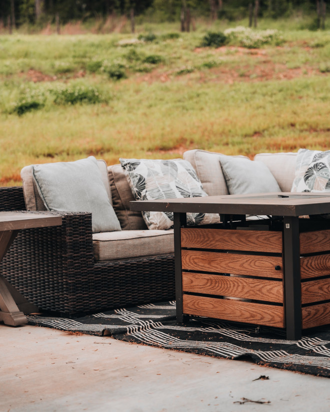 Stripe Black Ivory Handwoven Indoor Outdoor Rug