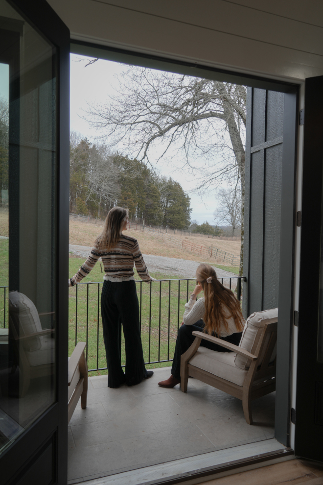 This balcony is the perfect spot to watch beautiful sunrises or unwind at the end of the day with someone you love