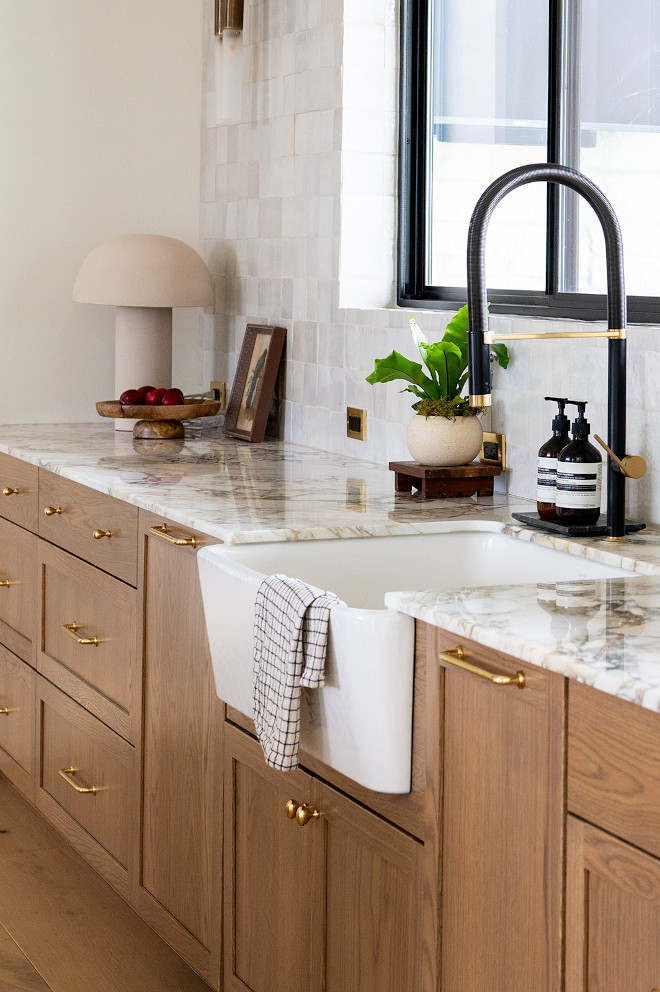 White Oak Kitchen with Calacatta Viola Marble Countertop White Oak Kitchen with Calacatta Viola Marble Countertop White Oak Kitchen with Calacatta Viola Marble Countertop #WhiteOakKitchen #CalacattaViolaMarble #Countertop