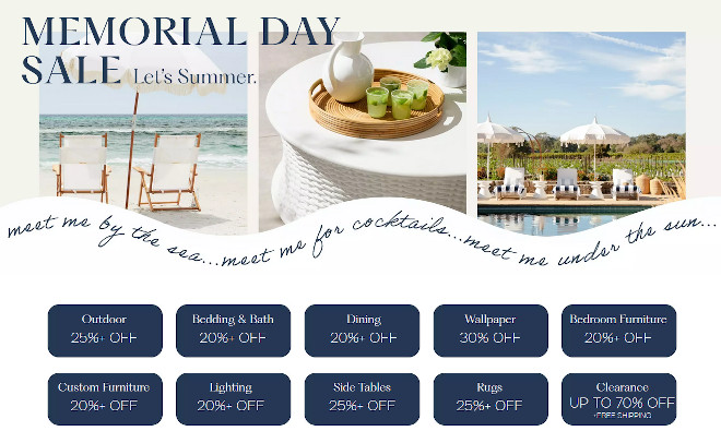 Memorial day sale
