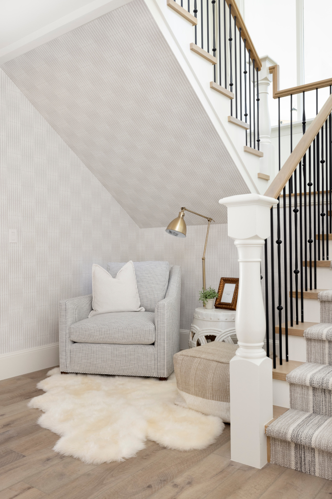 Under the stairs reading nook basement ideas Cozy Reading Nook In Under The Stairs #Underthestairs #readingnook #basement #CozyReadingNook
